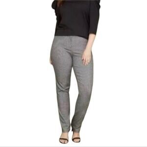 Lane Bryant The Allie Black and White Geometric Stretch Academia‎ Pants Plus 20